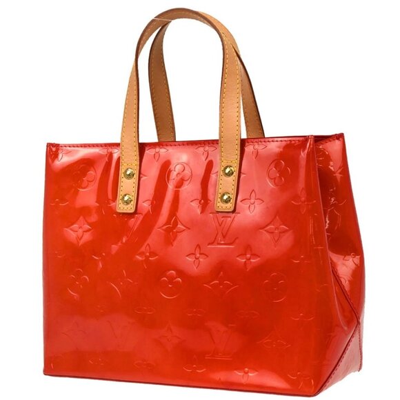 Louis Vuitton Red Vernis Reade PM Tote Handbag - Picture 2 of 10